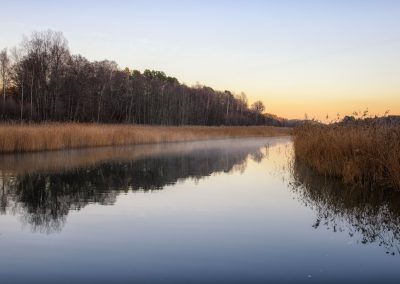 Misty channel at Ingarö in the Swedish Archipelago
